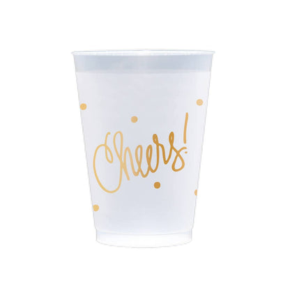 Cheers! | Frosted Cups (3 sizes): 12 Ounce