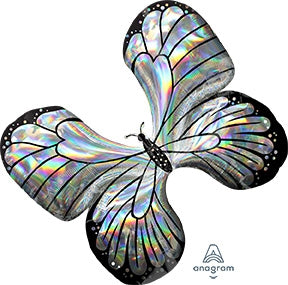 30" Iridescent Butterfly foil Balloon