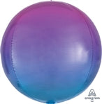 16" Orbz sphere pink and blue ombre