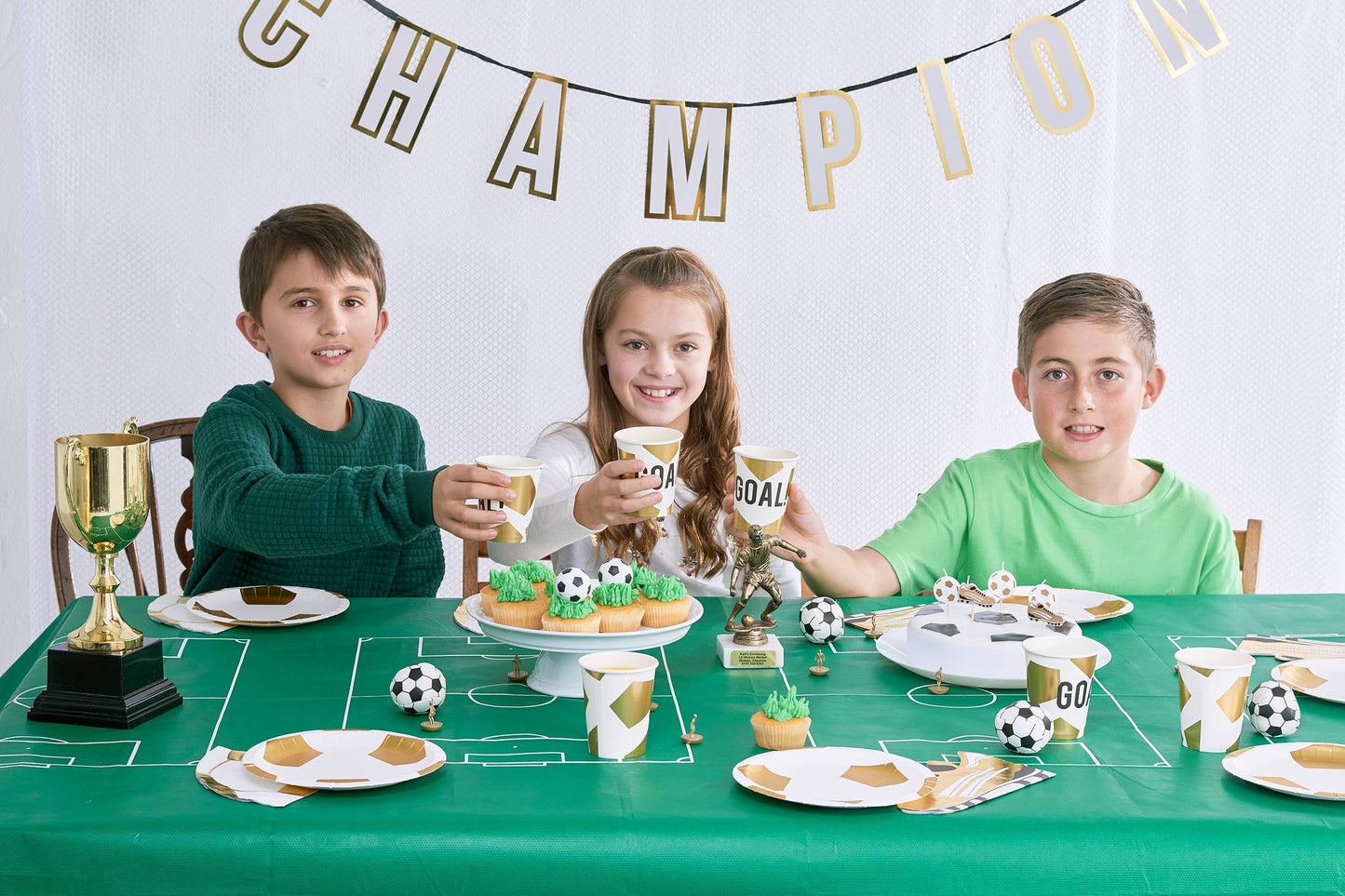 Party Champions Soccer Cups - 12 Pack