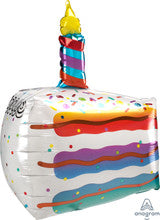 25" A Cake Slice foil balloon