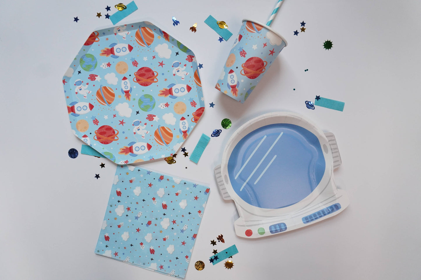 Astronaut Plate - 8 pk