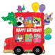 28" A party bus birthday foil balloon