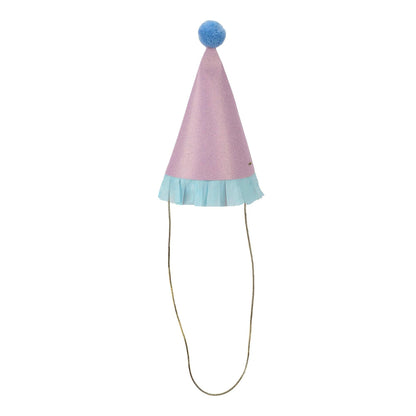 Top Off The Fun Mini Glitter Party Hats Set - 8 pk