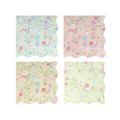 Meri Meri x LadurÃ©e Paris Floral Small Napkins