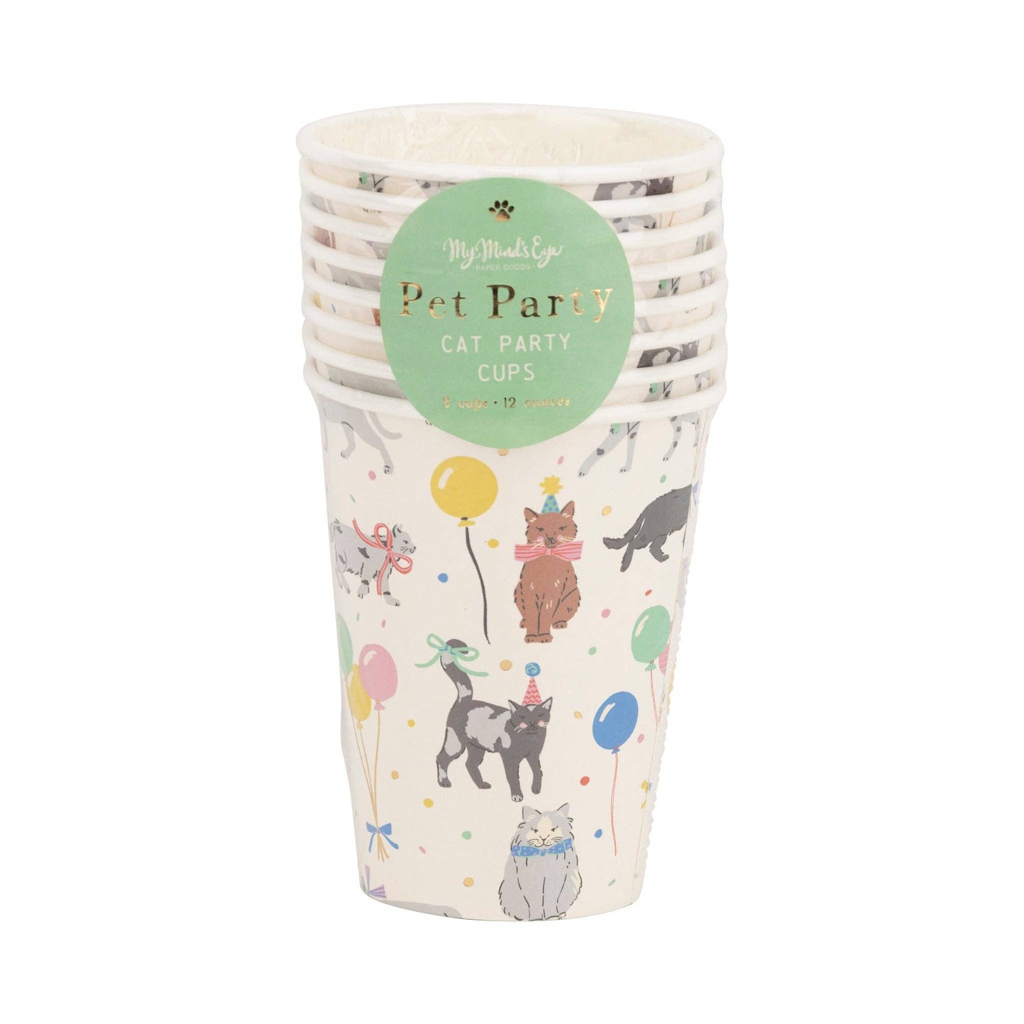 Cat Party Cup - 8 pk