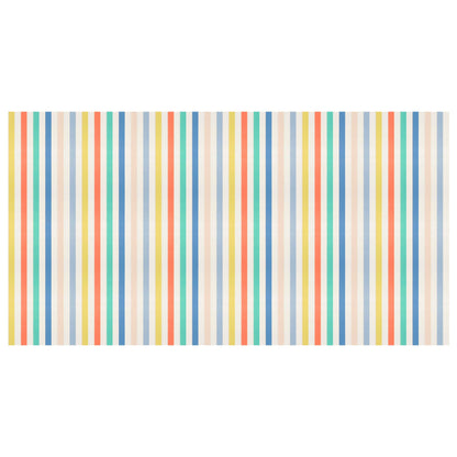 Multi Striped Paper Tablecloth