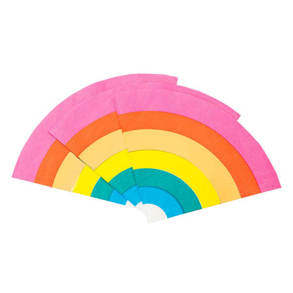 Birthday Brights Rainbow Napkins - 16 Pack