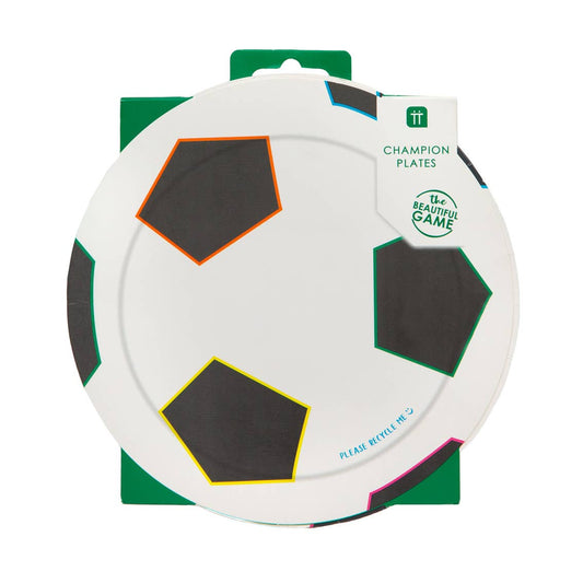 Eco-Friendly Soccer Plates - 12 Pk.