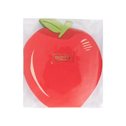 Apple shaped Napkins - 24 Pk.