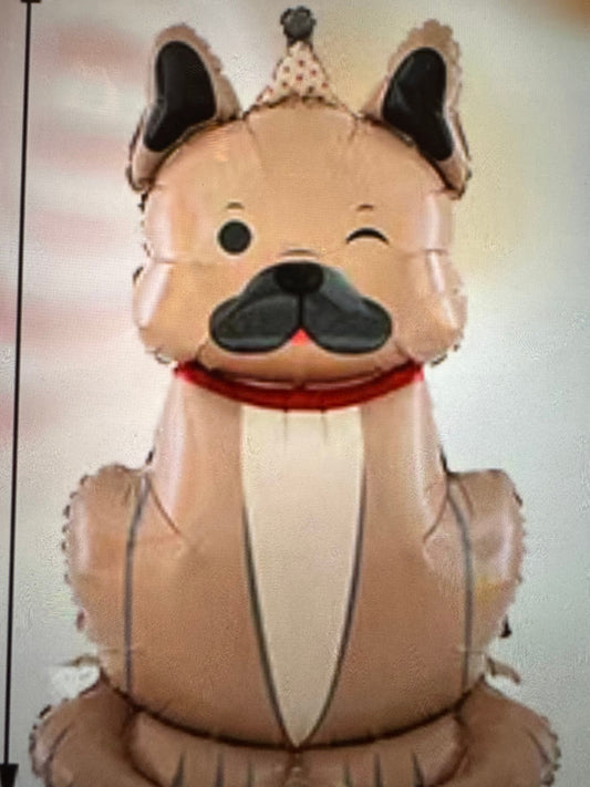 39” Dog foil balloon Frenchie