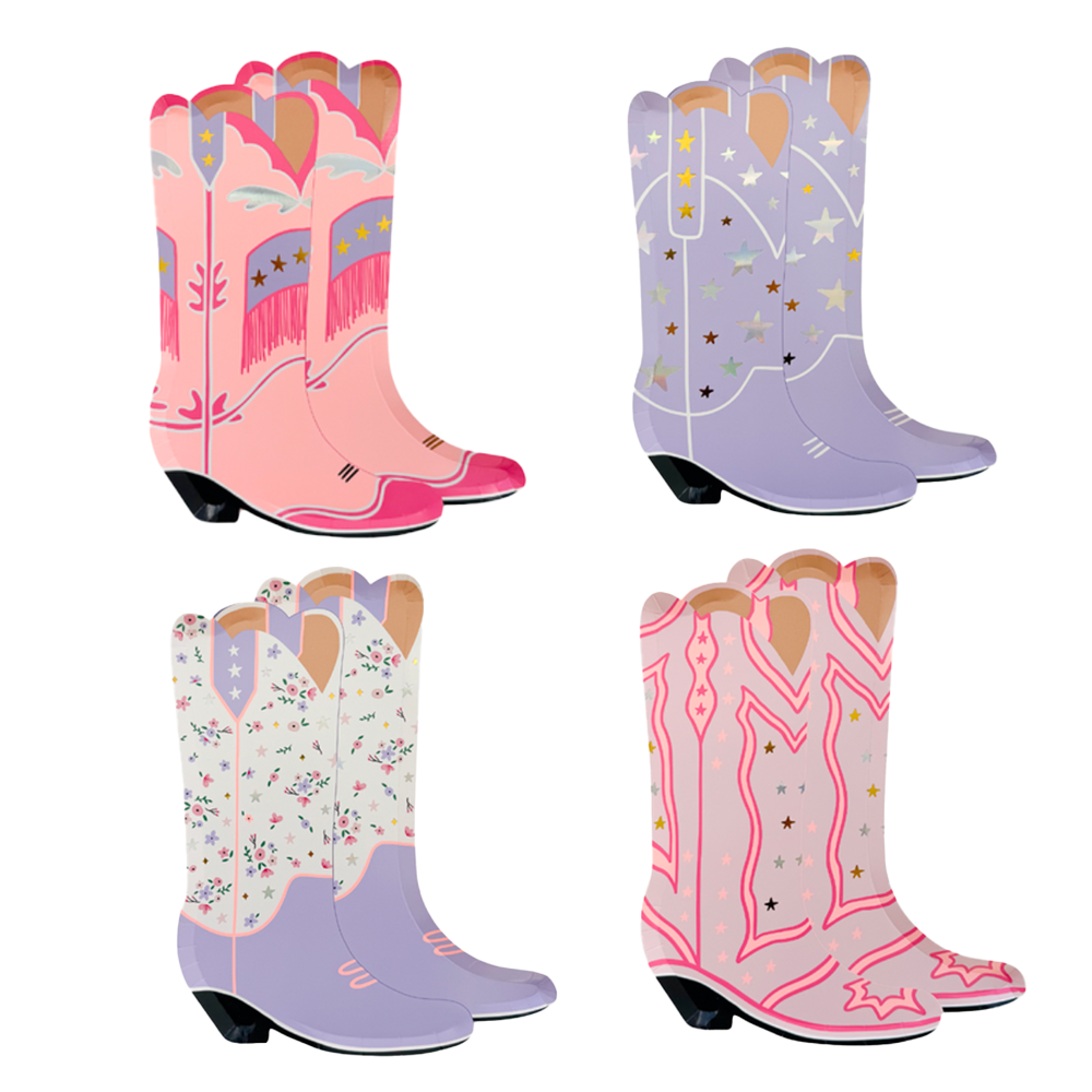 Pony Tales Large "Boot" Plates - 8 pk