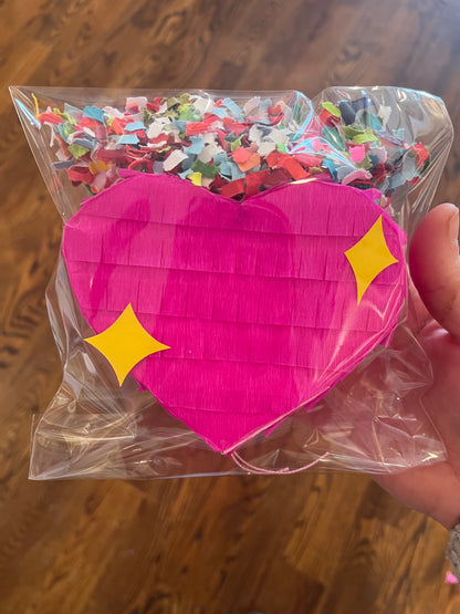 PRE-ORDER Sparkling Heart emoji pinatas!