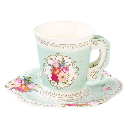 Truly Scrumptious Teacup & Saucer Set - 12 Pack