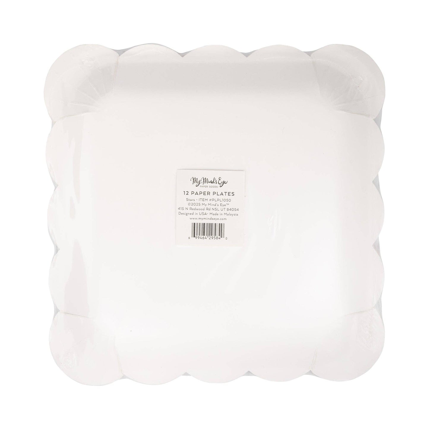 Stars square Plate - 8 pk