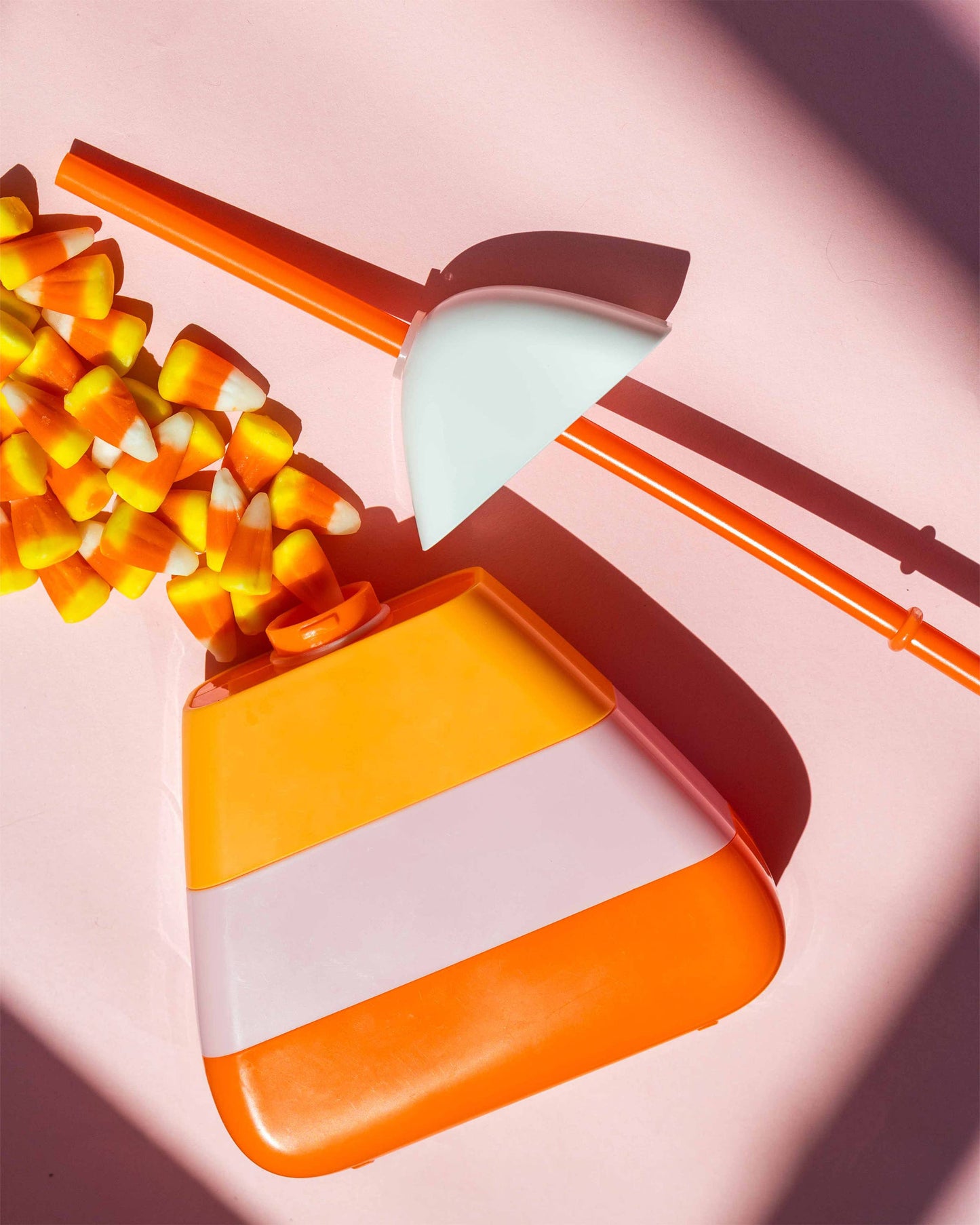 Candy Corn Sipper with Straw - 1 pk