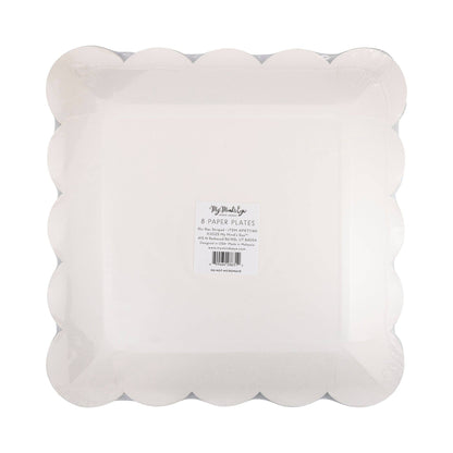 Ric Rac Striped Plate - 8 pk