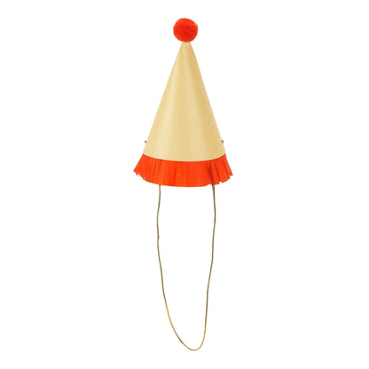 Top Off The Fun Mini Glitter Party Hats Set - 8 pk