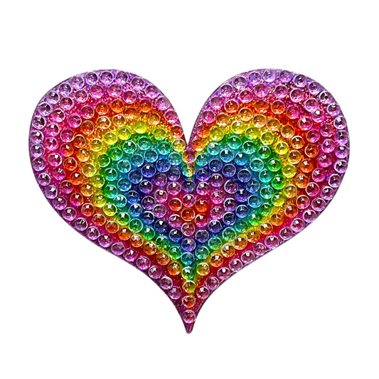 Stickerbean Pastel Groovy Heart: O/S
