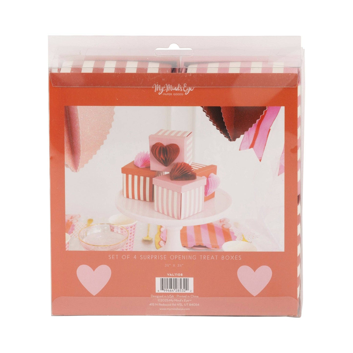 Heart Explosion Treat Box - 3 pk