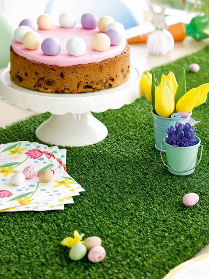 Artificial Grass Table Runner, Easter Décor