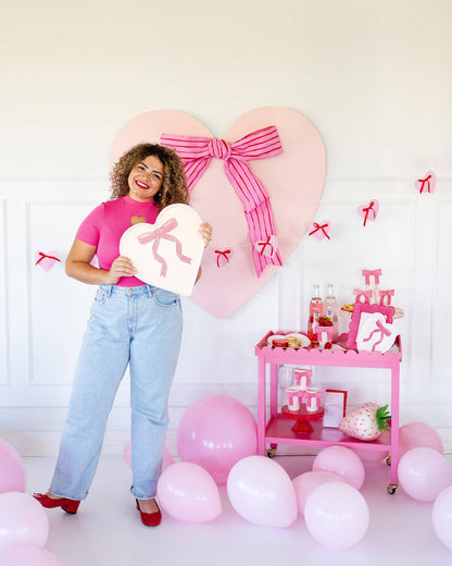 Bow Heart Tray - 1 pk