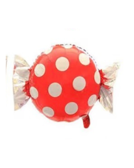 18” Polka Dot Candy Red