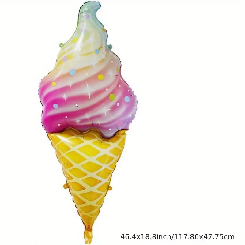 46" Ice cream cone Balloon with helium