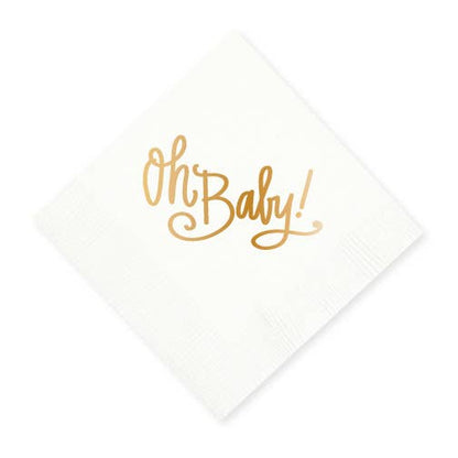 Oh Baby! - Napkins Baby BLUE Napkins - 25 pk