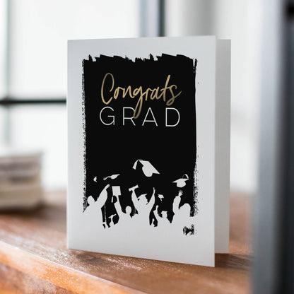 Cap Toss – Graduation Greeting Cards