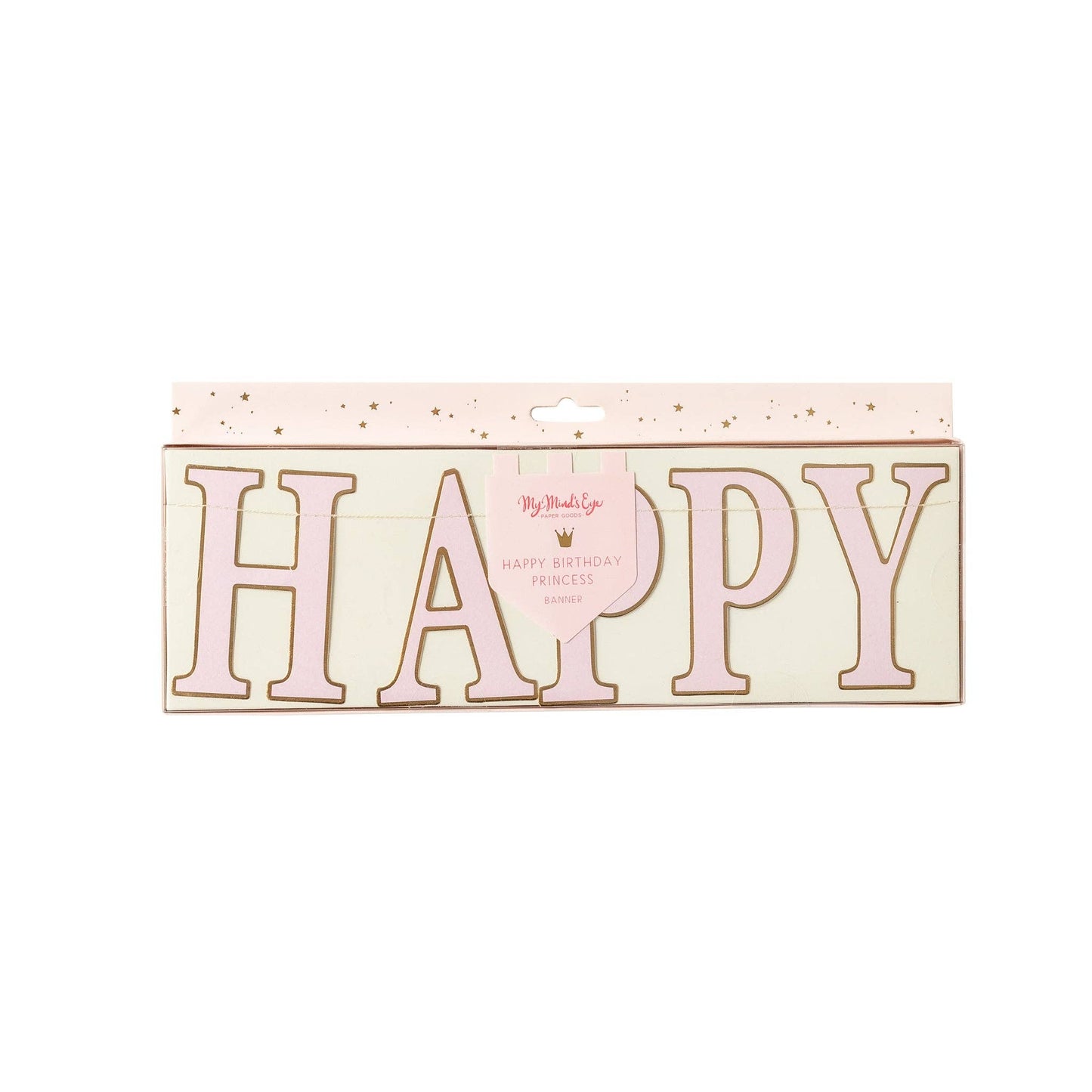 Princess Happy Birthday Banner - 1 pk