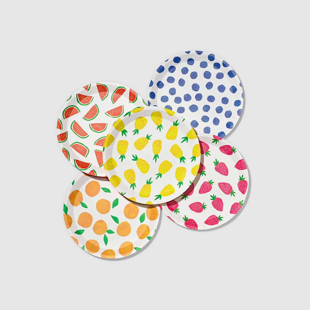 Fruit Punch Small Paper Party Plates- 10 pk.