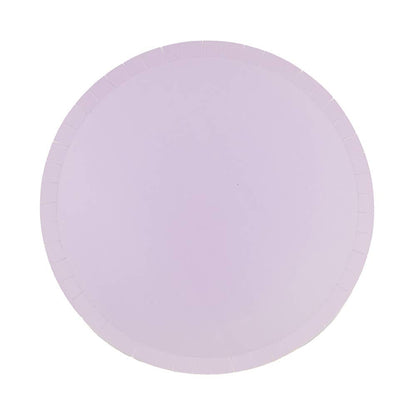 Round Lavender Dessert Plates - 8 Pk.