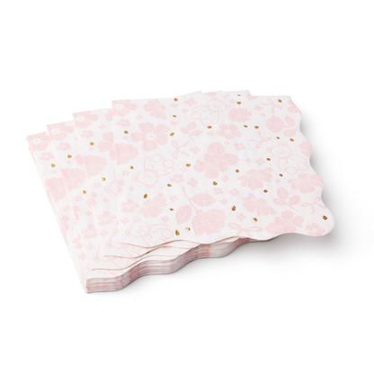 EMMA BEAR PINK LARGE NAPKINS - 20 pk
