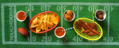 Grass NFL Football Table Runner, Game Day