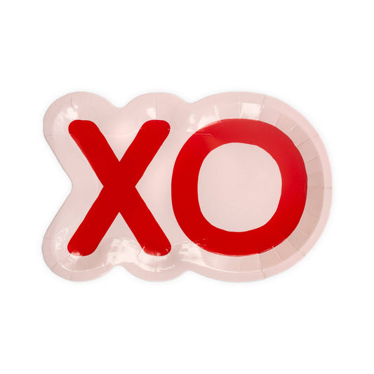 XOXO Shaped Plates- 8 pk