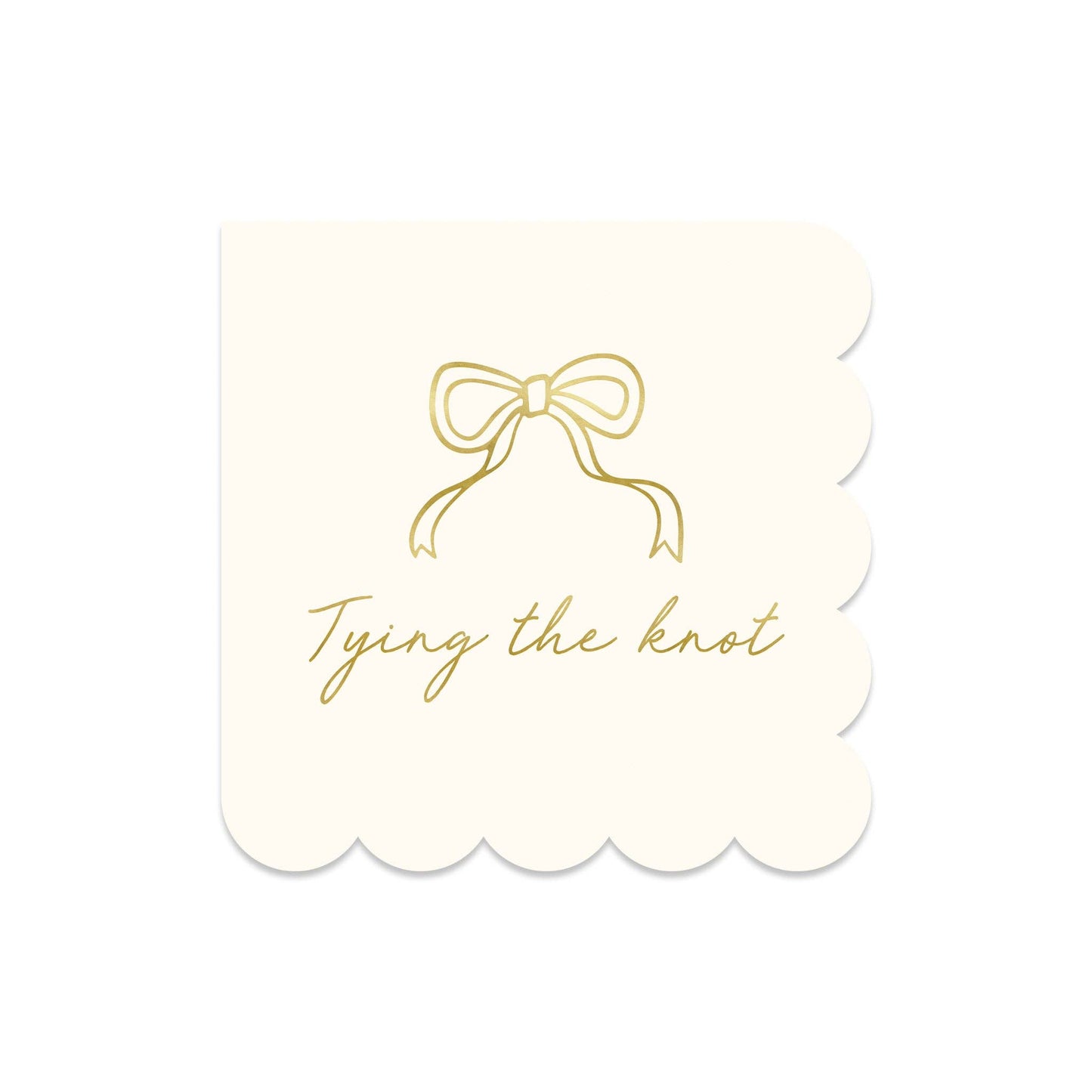 Tying the Knot Cocktail Napkin - 18 pk