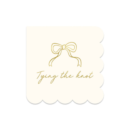 Tying the Knot Cocktail Napkin - 18 pk