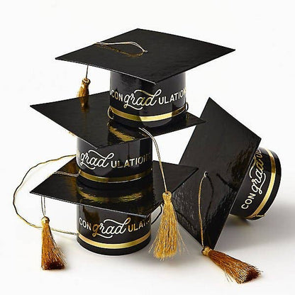 Mini Graduation Cap Party Hats - 4 pk