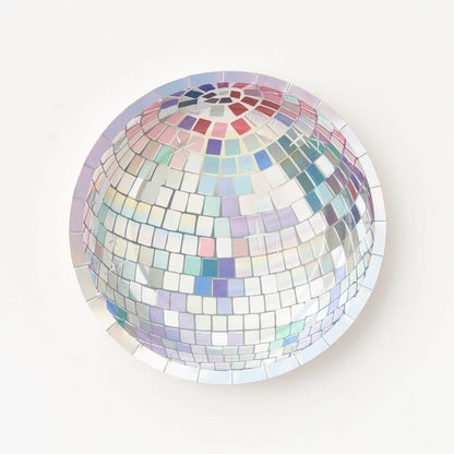 Disco Ball Party Small Disposable Plate- 10 pk.