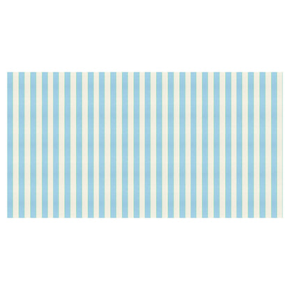 Pale Blue Striped Paper Tablecloth - 1 pk
