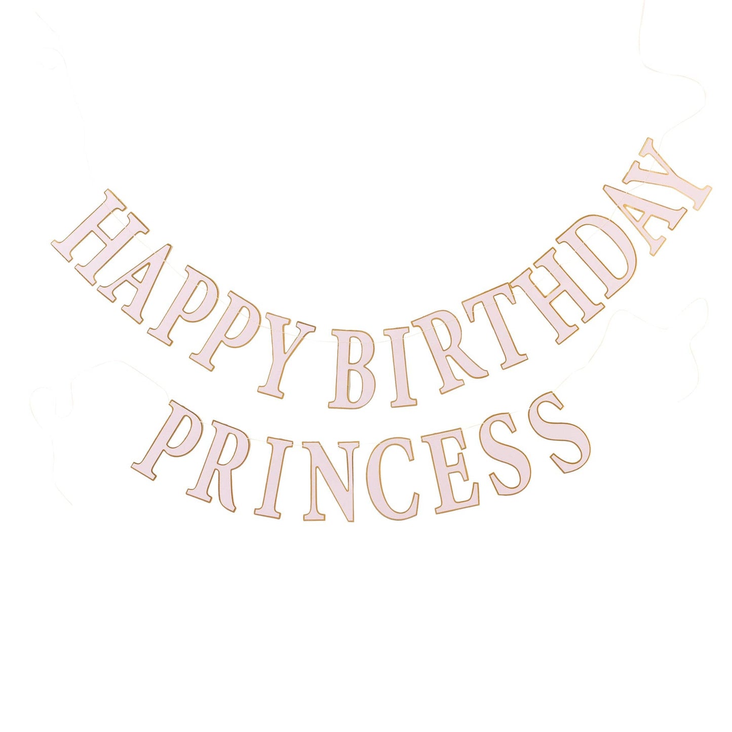 Princess Happy Birthday Banner - 1 pk