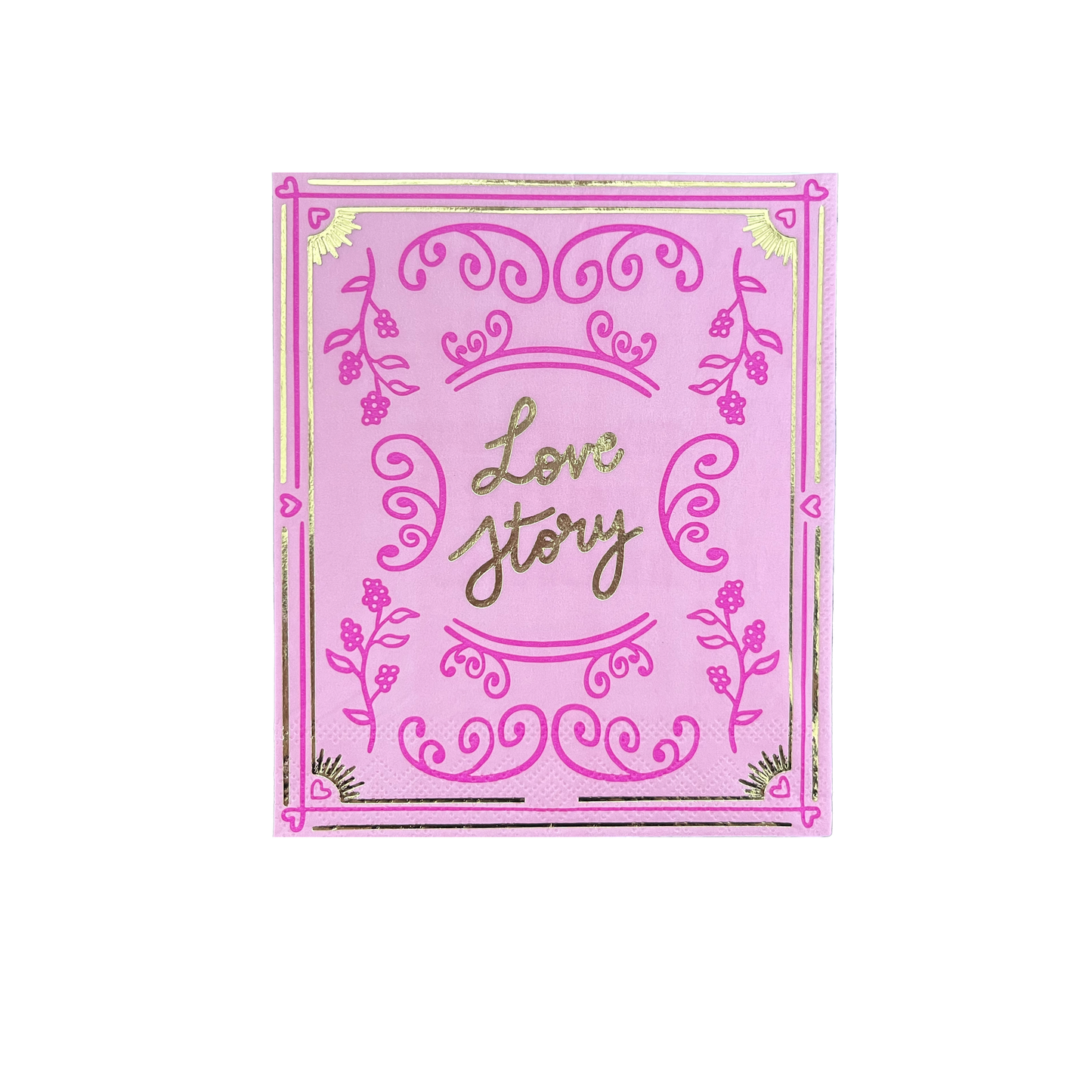 Book Club "Book Cover" Cocktail Napkins - 16 pk