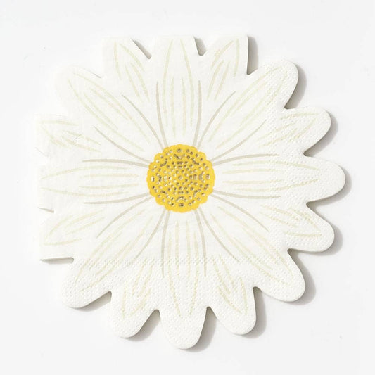 Die-Cut Daisy Disposable Napkin