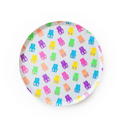 Gummy Bears Dessert Plates - 8 pk