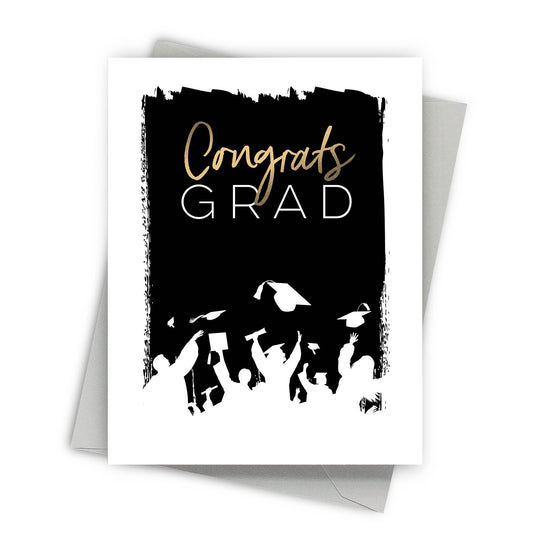 Cap Toss – Graduation Greeting Cards