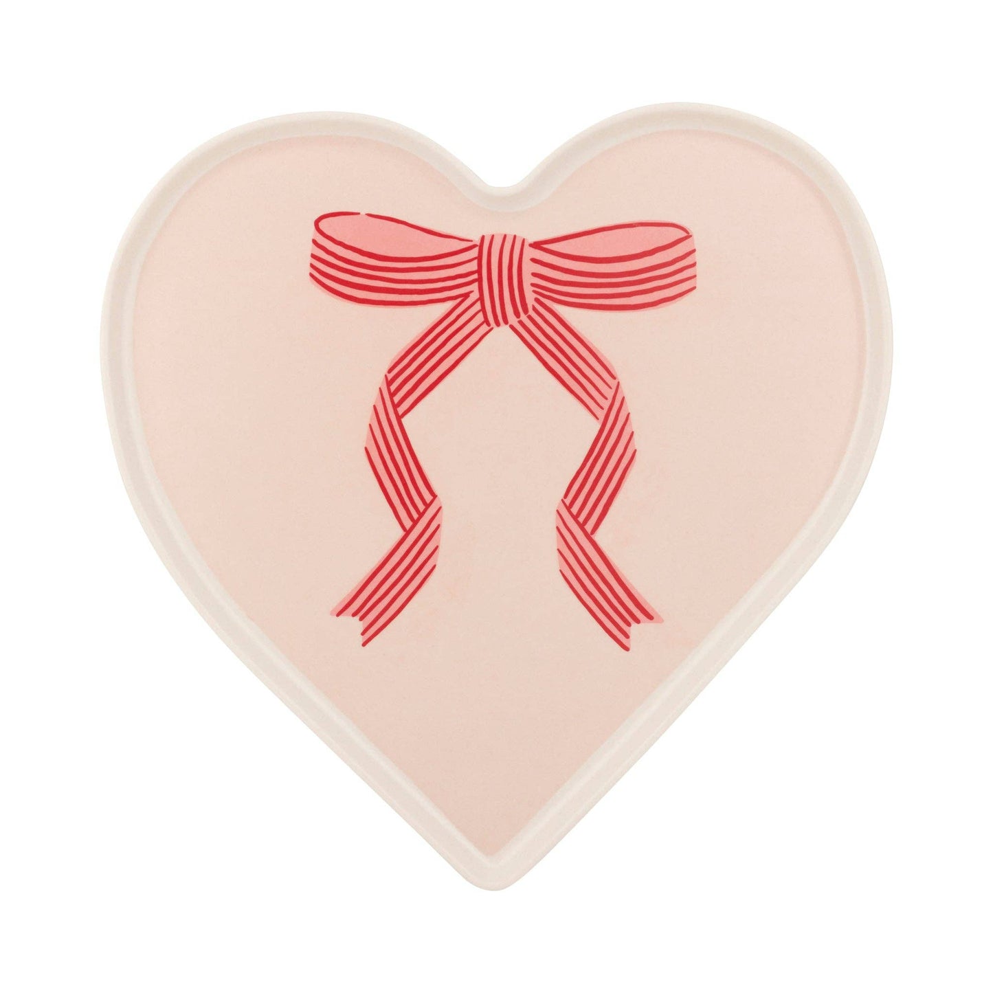 Bow Heart Tray - 1 pk