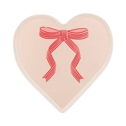 Bow Heart Tray - 1 pk