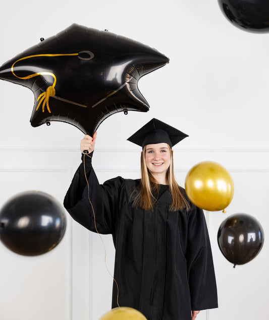 30" Grad Hat Foil Balloon