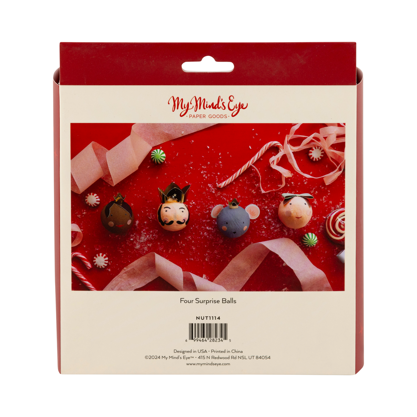 Nutcracker Surprise Balls - 4 pk